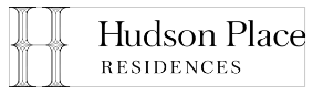 Hudson Place Residences logo with stylized H symbol